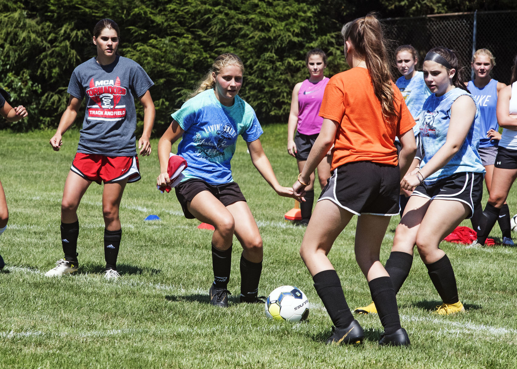 First day of fall-sports practices
